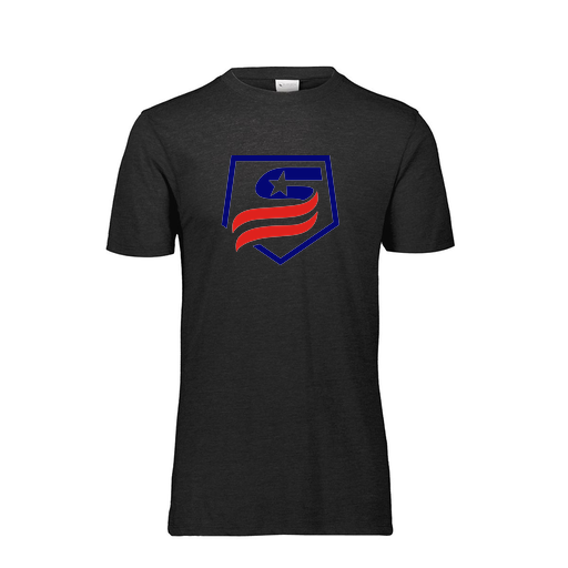 [FTSCUBBK-AS-LOGO1] Decker Men's Tri-Blend T-Shirt - Short Sleeve (Adult S, Black, Logo 1)