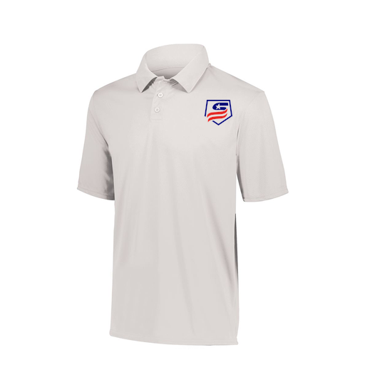 [5018.005.S-LOGO1] Youth Vital Polo (Youth S, White, Logo 1)