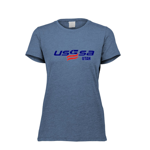 [FTSCUBNV-FAXS-LOGO2] Decker Women's Tri-Blend T-Shirt - Short Sleeve (Female Adult XS, Navy, Logo 2)