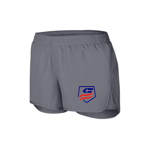[2430.059.XS-LOGO1] Women's Performance Shorts (Female Adult XS, grey, Logo 1)