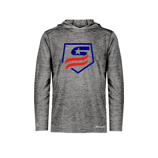 [FOLHCGBK-AS-LOGO1] Decker Men's Charge Hoodie (Adult S, Black, Logo 1)