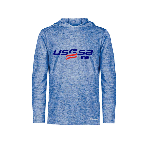 [FOLHCGRY-YS-LOGO2] Decker Youth Charge Hoodie (Youth S, Royal, Logo 2)