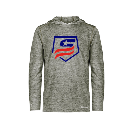 [FOLHCGGY-YS-LOGO1] Decker Youth Charge Hoodie (Youth S, Gray, Logo 1)